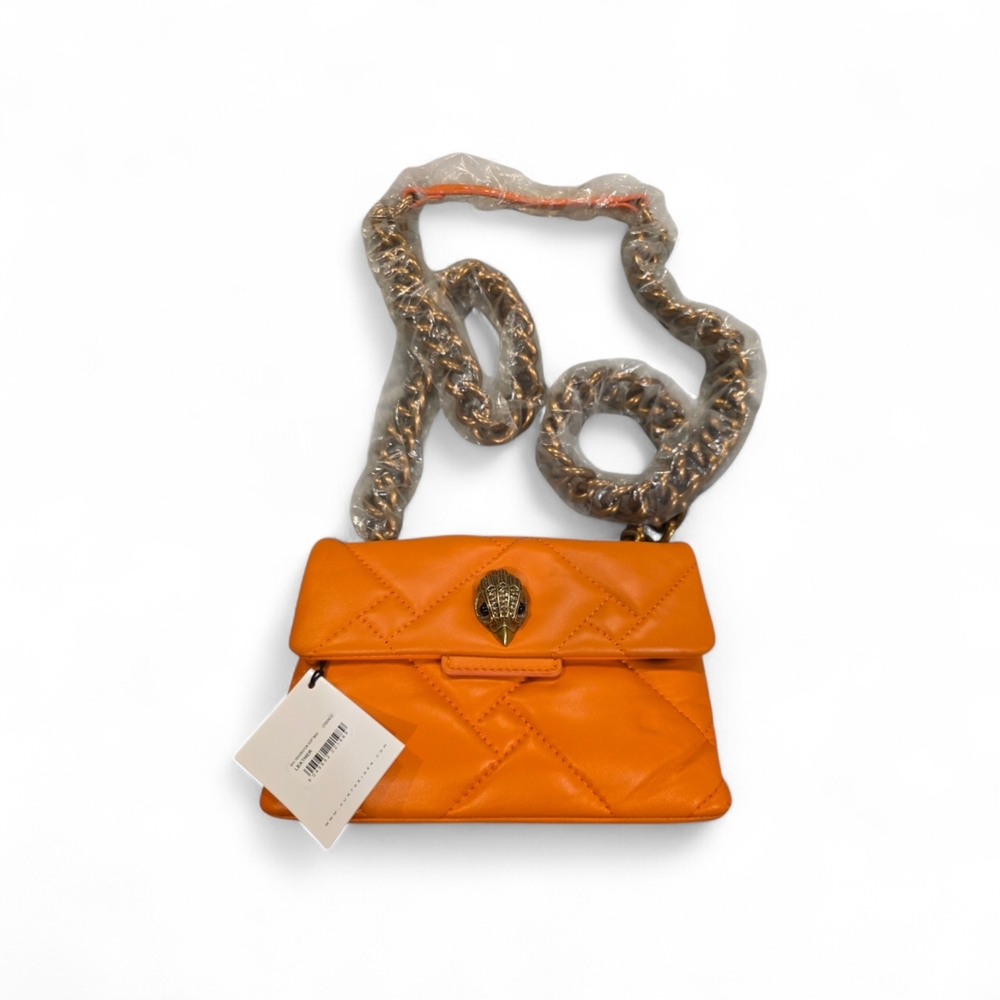 Kurt Geiger Orange Crossbody with Chain Strap